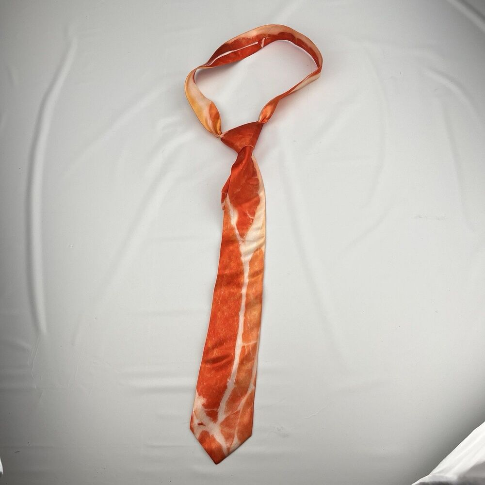 Bacon Mens Tie - Awesome Unique Tie In Original Bag - Mens Necktie